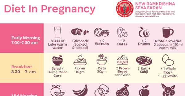 Diet in Pregnancy (Infographics)
