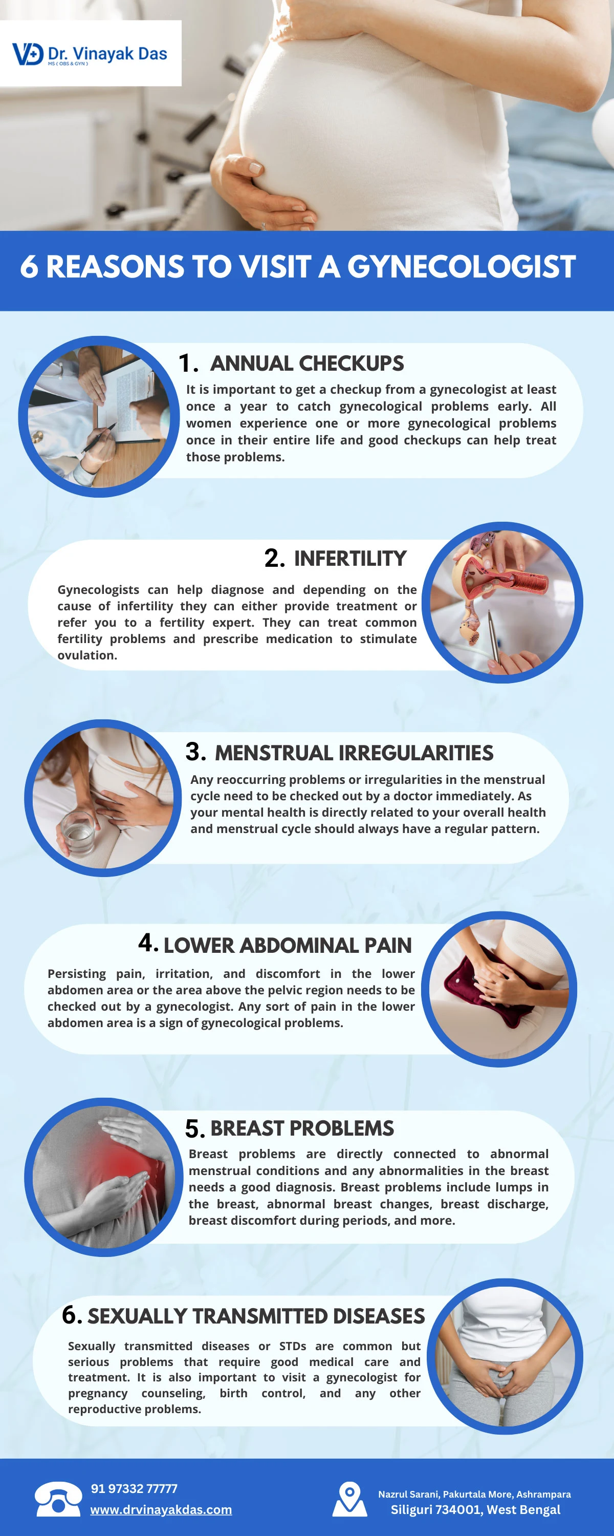 6 Reasons to Visit a Gynaecologist